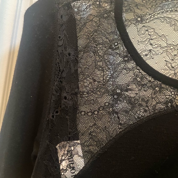 Emilio Pucci runway collection silk sweater with lace insets front and back - Picture 3 of 7